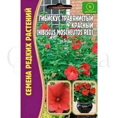 Гибискус Травянистый Красный 5 шт РЕДКИЕ СЕМЕНА