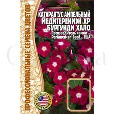 Катарантус ампельный Медитерениэн ХР Бургунди Хало 5 шт РЕДКИЕ СЕМЕНА