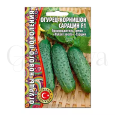 Огурец Сарацин корнишон F1 7 шт РЕДКИЕ СЕМЕНА