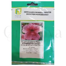Петуния грандифлора Призм Стравберри Сандай 100 шт ПОИСК