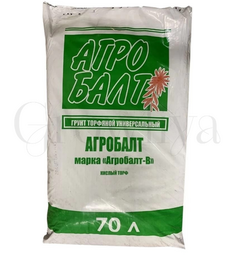 Агробалт В Торф верховой низкой степени разложения 70 л