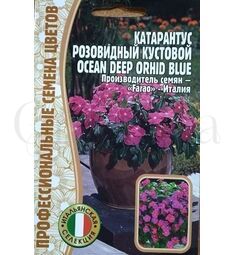 Катарантус розовидный Ocean Deep Orhid BLUE  5 шт РЕДКИЕ СЕМЕНА