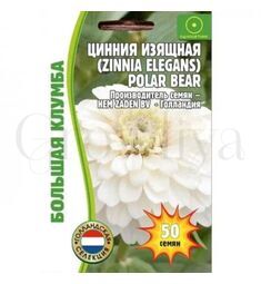 Цинния Полар Бир изящная 50 шт РЕДКИЕ СЕМЕНА