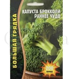 Капуста брокколи Раннее чудо 200 шт РЕДКИЕ СЕМЕНА