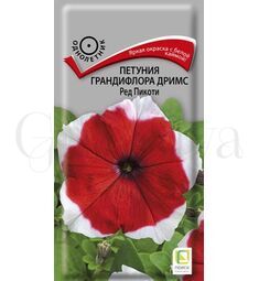 Петуния грандифлора Дримс Ред Пикоти 10 шт ПОИСК