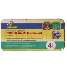 Cocoland Кокосовый субстрат Universal 4 л
