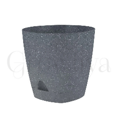 Горшок Амстстердам Темный камень D200мм 4л