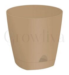 Горшок Амстердам D140 мм с подст. Мол. шок 1,35 л