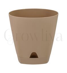 Горшок Амстердам D200 мм с подст Мол. шокол. 4 л