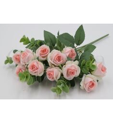 Роза Луара букет с самшитом