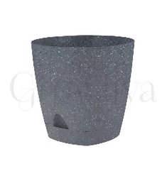 Горшок Амстстердам Темный камень D200мм 4л
