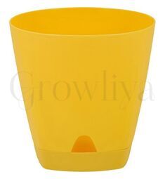 Горшок Амстердам D250 мм с подст Спелая груша 4 л