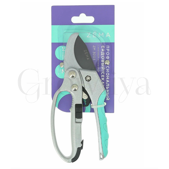 Секатор ZEMA 3003 с храповым механизмом 24 мм Лезвие из углеродистой стали марки SK5 с тефлоновым покрытием