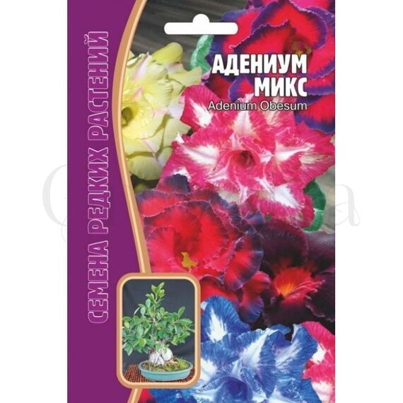 Адениум Микс 3 шт РЕДКИЕ СЕМЕНА