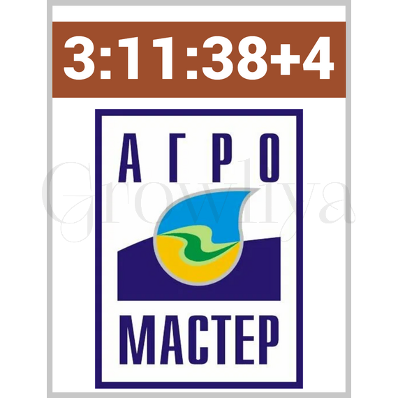 АгроМастер Комплексное удобрение 3:11:38+4 25 кг