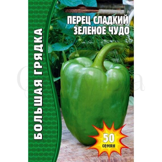 Перец сладкий Зеленое Чудо 50 шт РЕДКИЕ СЕМЕНА