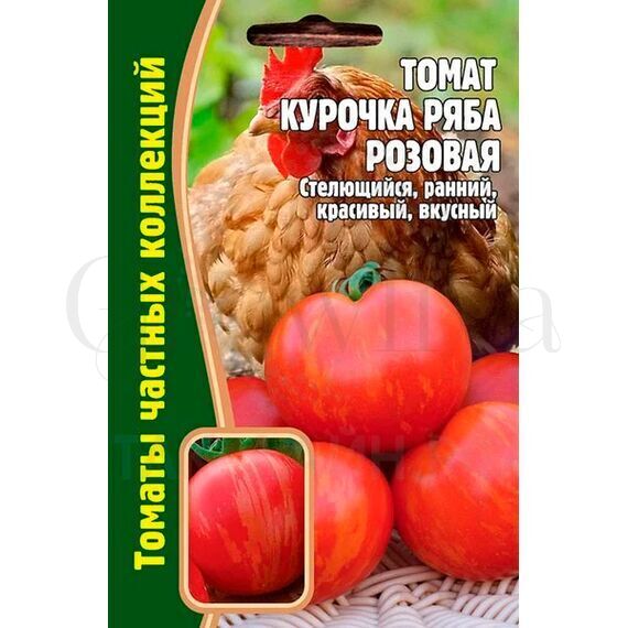 Томат Курочка ряба розовая 10 шт РЕДКИЕ СЕМЕНА