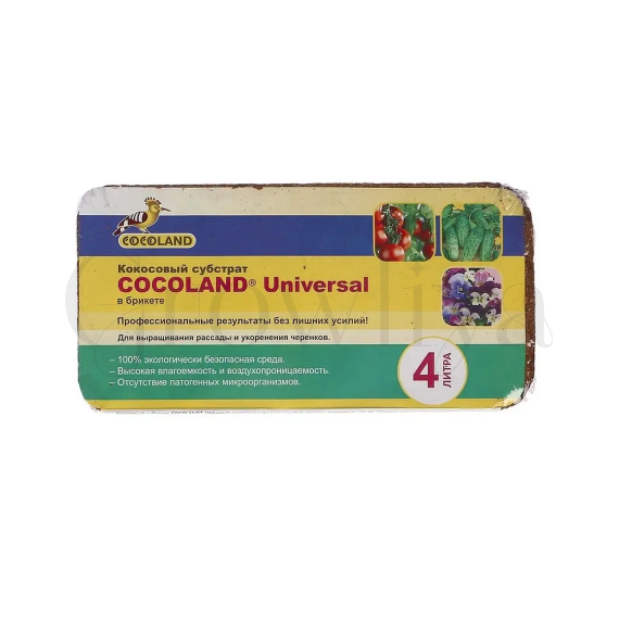 Cocoland Кокосовый субстрат Universal 4 л