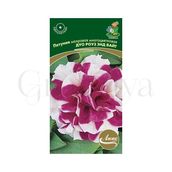 Петуния махровая многоцветковая Дуо Роуз 10 шт ПОИСК