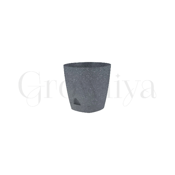 Горшок Амстстердам Темный камень D200мм 4л