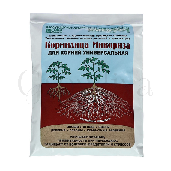 Кормилица Микориза Почва зараженная полезными грибами 30 г