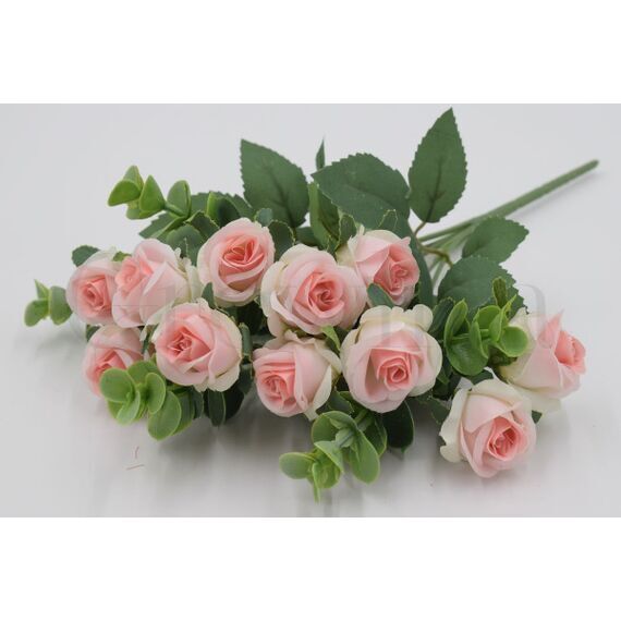 Роза Луара букет с самшитом