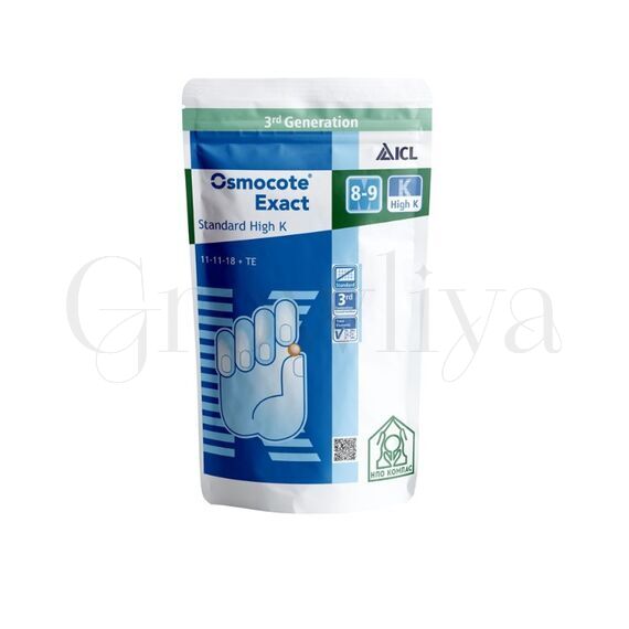 Osmocote Exact Standard High K Осмокот Экзакт Стандарт Хай К 11-11-18+МЭ 8-9 мес 1 кг