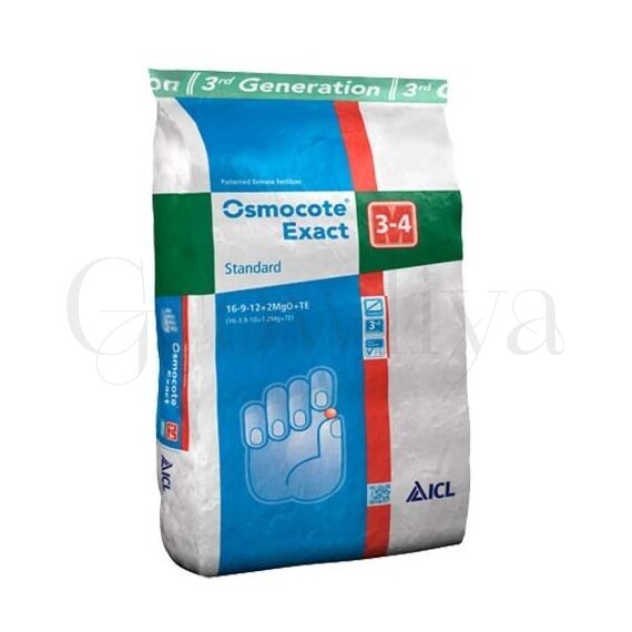 Osmocote Exact Standard Осмокот Экзакт Стандарт 16-9-12+2MgO+МЭ 3-4 мес 100 г (фасовка)