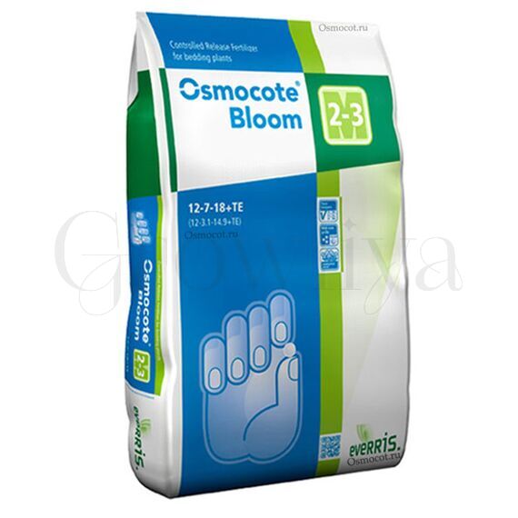 Osmocote Bloom Осмокот Блум 13-7-18+1,5 MgO+TE (2-3 мес)1 кг (фасовка)