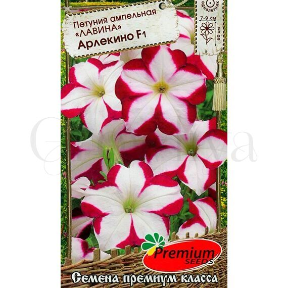 Петуния ампельная Лавина Арлекино F1 10 шт ПС